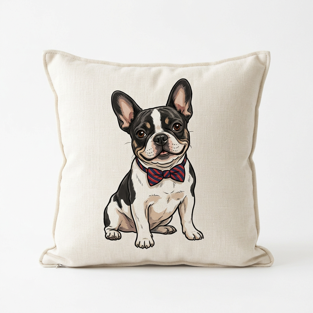 Coussin Bouledogue Français