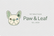 Logo Paw & Leaf yeux vairons