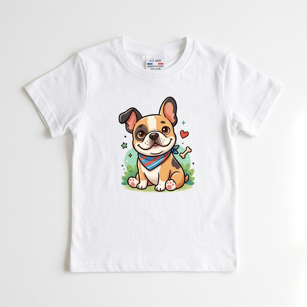 T-shirt Enfant Bouledogue Français