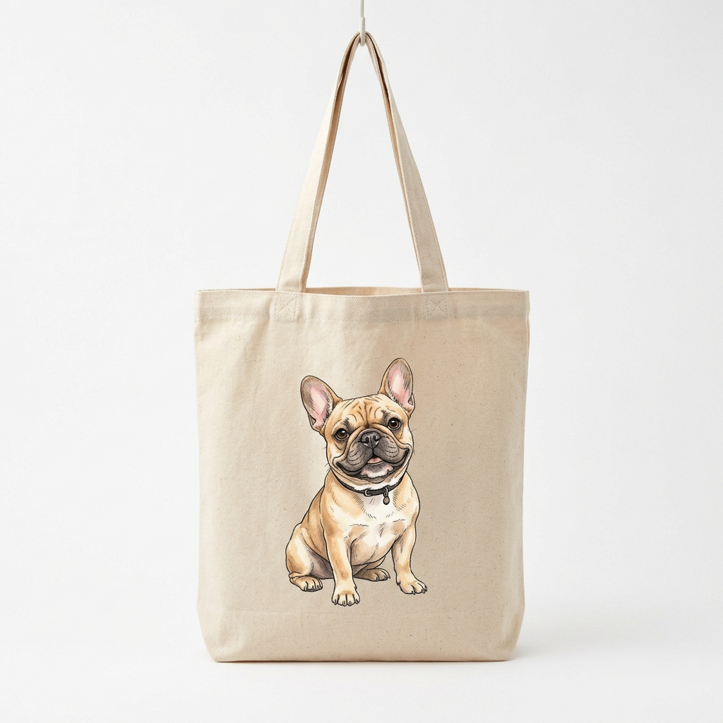 Tote Bag Bouledogue Français
